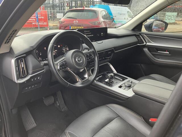 Mazda CX-60 2.5 e-SkyActiv PHEV Exclusive-Line , Automaat, Trekhaak, CS Pack, DA Pack, C Pack, Leder, 360 Camera, Adap. Cruise, Bose, Clima, HUD, Stoel/Stuurverwarming, Navi, Apple Carplay, Android Auto, PDC LKA, LMV 20 Inch