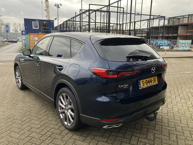 Mazda CX-60 2.5 e-SkyActiv PHEV Exclusive-Line , Automaat, Trekhaak, CS Pack, DA Pack, C Pack, Leder, 360 Camera, Adap. Cruise, Bose, Clima, HUD, Stoel/Stuurverwarming, Navi, Apple Carplay, Android Auto, PDC LKA, LMV 20 Inch
