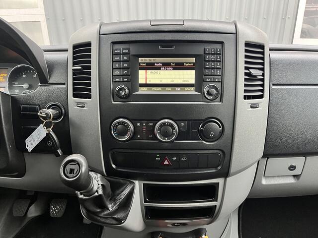 Mercedes-Benz 311 CDI Sprinter 2.2 366 DC Hiab 029T Laadkraan Trekhaak 2000 kg Airco Cruise controle 7-Persoons Open laadbak Pick-up Euro 6 Bakwagen P-up Tachograaf 1e eigenaar