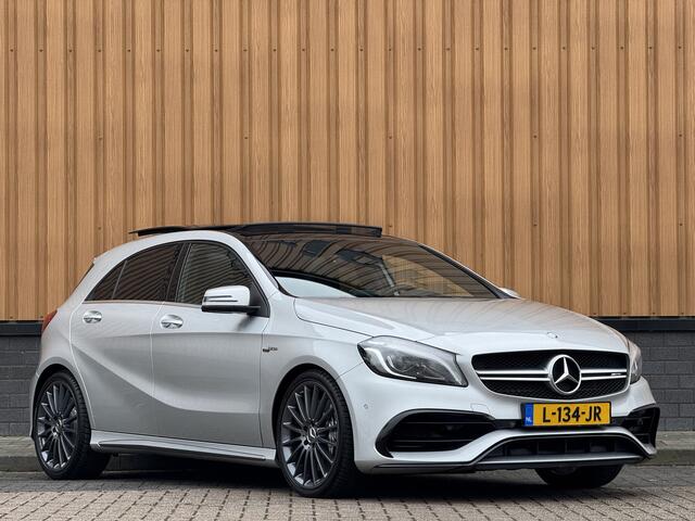Mercedes-Benz A-KLASSE AMG 45 4MATIC | Cruise Control | Panoramadak | Achteruitrijcamera | Stoelverwarming | Parkeersensoren | Navigatie | Stop&Go |