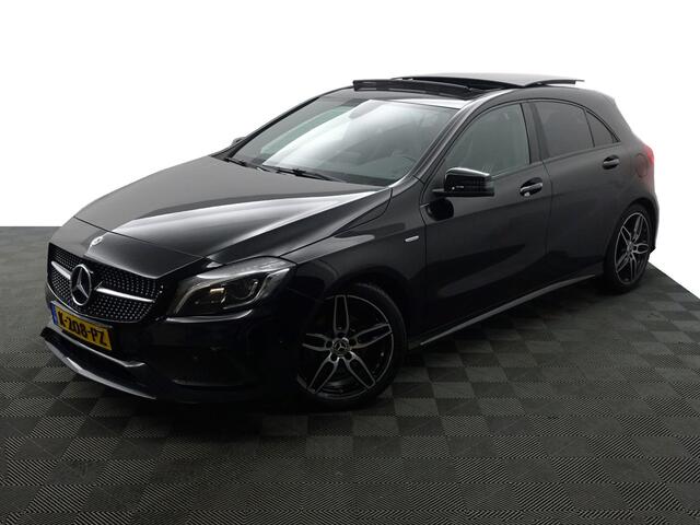 Mercedes-Benz A-KLASSE 180 AMG Night Edition Aut- Panoramadak, Sfeerverlichting, Alcantara Interieur Afwerking, Xenon Led, Keyless