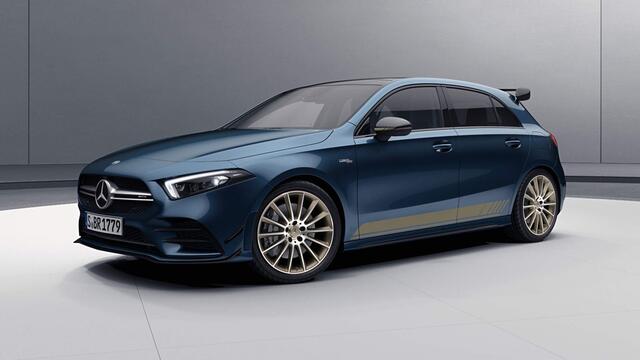 Mercedes-Benz A-KLASSE AMG 35 4MATIC Edition 1 | Panoramadak | Burmester | AMG Performance Recaro stoelen | Stoelverwarming | Keyless | Aero pack | Adaptive Cruise Control | Ambiance verlichting | 360 Camera |