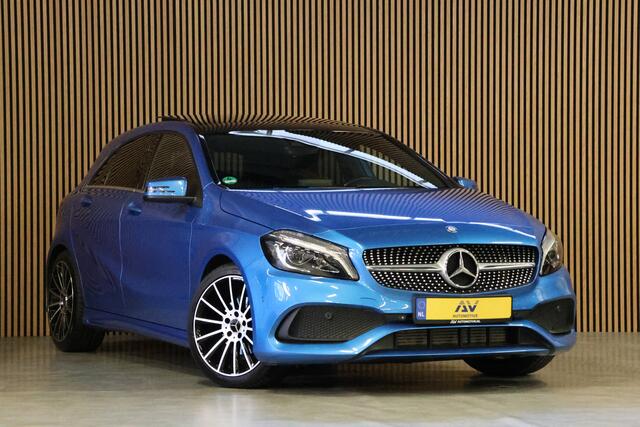 Mercedes-Benz A-KLASSE 180 AMG | Panoramadak | CarPlay | Camera | Dodehoekdetectie | Stoelverwarming | PDC V+A | Alcantara/Lederen bekleding | LED Koplampen | Command Online | Dealer onderhouden | Nieuwe APK