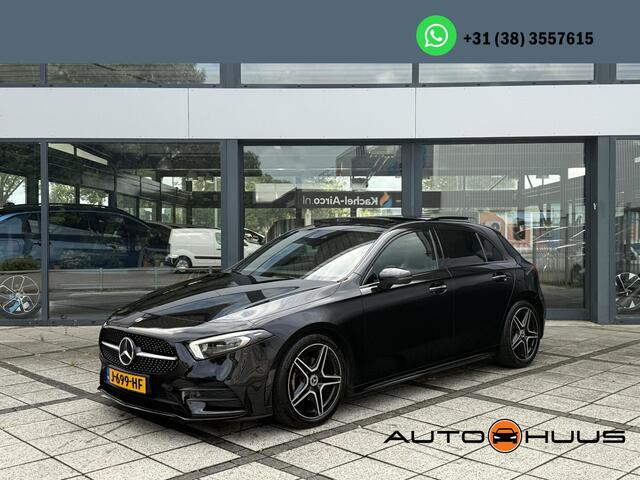 Mercedes-Benz A-KLASSE 180 Aut. Sol. AMG Sport | Panorama | Burmester | Memory | Multi Beam | Sfeer Verlichting |