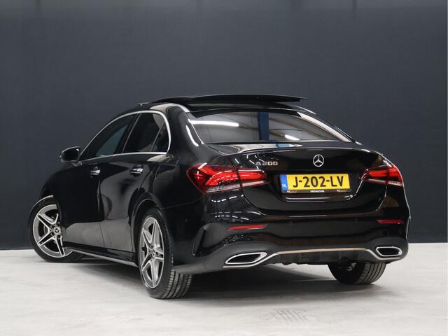 Mercedes-Benz A-KLASSE 200 AMG Sport [SFEER, SCHUIFKANTELDAK, CAMERA, PDC 360, MEMORY SEATS, STOELVERWARMING, CRUISE CONTROL, FLIPPERS, NAVIGATIE, NIEUWSTAAT]