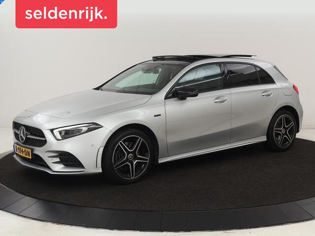 Mercedes-Benz A-KLASSE 250e Business Solution AMG | Panoramadak | Stoelverwarming | Memory | Keyless | Leder/Alcantara | Matrix LED | Side Assist | Sfeerverlichting | Widescreen | PHEV | Plug In