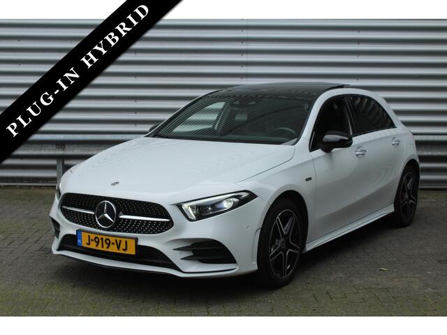 Mercedes-Benz A-KLASSE 250 e 218pk Business Solution AMG Limited PHEV Automaat NL-Auto NAP Panoramadak Burmester Clima Cruise Navi Camera Sfeer LMV