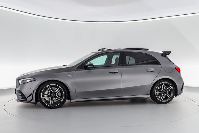 Mercedes-Benz A-KLASSE 35AMG 306pk 4MATIC Edition 1 |dealer onderhouden|Aero pack|panoramadak|Burmester|schaalstoelen|memory|360 camera|HUD|blind spot|adaptive cruise control|