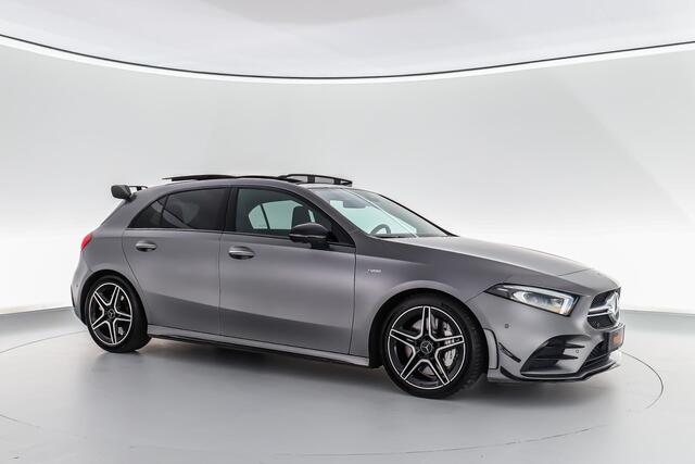 Mercedes-Benz A-KLASSE 35AMG 306pk 4MATIC Edition 1 |dealer onderhouden|Aero pack|panoramadak|Burmester|schaalstoelen|memory|360 camera|HUD|blind spot|adaptive cruise control|