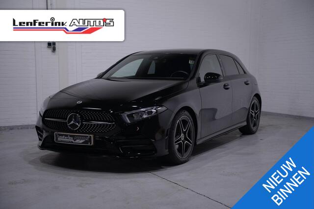 Mercedes-Benz A-KLASSE 180 Business Solution AMG NAP 1e eigen. led-verlichting v+a navi PDC v=a ambiente verlichting camera private-glas trekhaak wegklapbaar schakelflippers 18"LMV