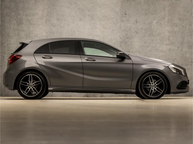 Mercedes-Benz A-KLASSE 160 AMG Sport Automaat (GROOT NAVI, LEDER, GETINT GLAS, DIAMOND GRILL, SPORTSTOELEN, LED KOPLAMPEN, CRUISE, NIEUWE APK, NIEUWSTAAT)