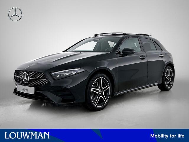 Mercedes-Benz A-KLASSE 250 e Business Solution AMG | Nightpakket | Stoelverwarming vooraan | Smartphone-integratie | Panoramaschuifdak | Multibeam LED | Extra USB-poorten | KEYLESS GO |