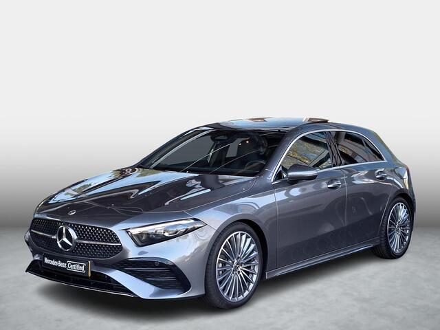 Mercedes-Benz A-KLASSE 180 AMG Line | Panoramadak | Burmester Surround Sound | Elektrisch Verstelbare Stoelen + Memory | Dodehoekassistent | MULTIBEAM LED Koplampen | Apple CarPlay | Android Auto | Sfeerverlichting | Stoelverwarming | Achteruitrijcamera