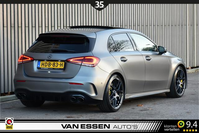 Mercedes-Benz A-KLASSE AMG 45 S 4MATIC+ Premium Plus Pano Burmester Head-Up 360-Camera ACC Sfeerverlichting