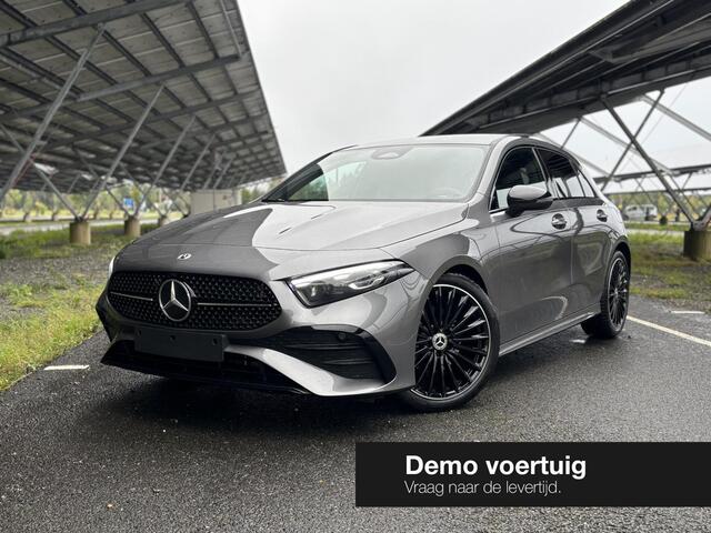 Mercedes-Benz A-KLASSE 180 Business Solution AMG | Night | Panoramaschuifdak | Achteruitrijcamera | Sfeerverlichting| MULTIBEAM LED | 19 inch AMG-velgen |