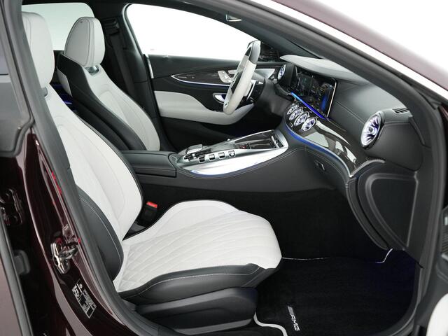 Mercedes-Benz AMG-GT 4-Door Coupé 43AMG 367pk 4MATIC+ Premium Plus |dealer odnerhouden|manufaktur|panoramadak|Burmester|head-up display|massage|memory|Stoelverwarming & verkoeling|360°-camera|Apple Carplay|sfeerverlichting|carbon interieur|