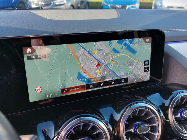 Mercedes-Benz B-KLASSE 250e Plug-In Hybrid AMG-Line | Navi | Apple Carplay | Clima | Cruise | Led Koplampen | Leder+Alcanatra | Stoelverwarming | Sfeerverlichting | Dodehoek+Rijstrooksensor | Privacy Glass | 18'lm