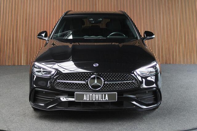 Mercedes-Benz C-KLASSE Estate 180 AMG Line Navi Leer Camera Nightpack PTS Ambient Elekt. achterklep Trekhaak elektr. PTS LM velgen BTW auto!