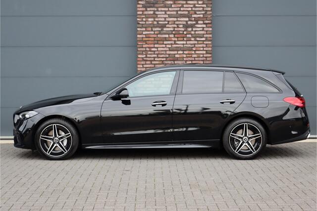 Mercedes-Benz C-KLASSE Estate 300 e AMG Line Aut9 | Distronic | Trekhaak | Panoramadak | Verwarmd Stuurwiel | Keyless Go | Surround Camera | High Perf. LED |