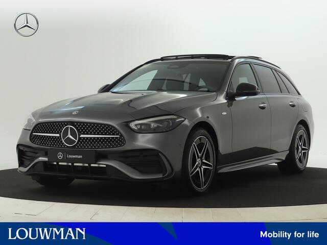 Mercedes-Benz C-KLASSE Estate 300 e Business Solution AMG | Trekhaak | Nightpakket | Parkeerpakket met 360°-camera | KEYLESS GO-comfortpakket | Antidiefstalpakket GUARD 360° Plus | Memorypakket | EASY PACK achterklep |