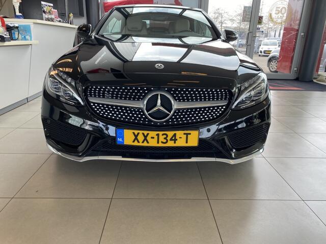 Mercedes-Benz C-KLASSE Cabrio 180 Premium,AMG Line,Automaat,Navigatie,Climate&Cruisecontrol,Leder&Stoelverwaming,Elektrisch Windscherm&Nekverwarming,Spraakbediening,V&A Sensoren,18 Inch Lmv,