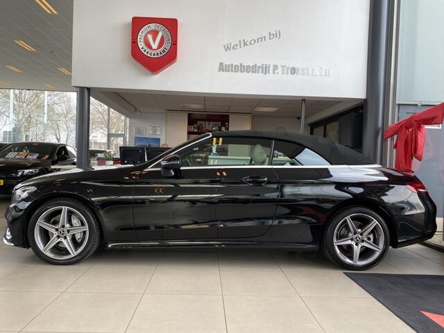 Mercedes-Benz C-KLASSE Cabrio 180 Premium,AMG Line,Automaat,Navigatie,Climate&Cruisecontrol,Leder&Stoelverwaming,Elektrisch Windscherm&Nekverwarming,Spraakbediening,V&A Sensoren,18 Inch Lmv,