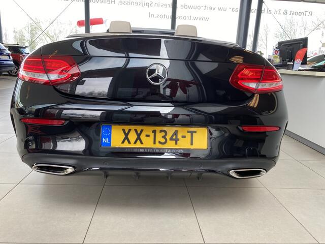 Mercedes-Benz C-KLASSE Cabrio 180 Premium,AMG Line,Automaat,Navigatie,Climate&Cruisecontrol,Leder&Stoelverwaming,Elektrisch Windscherm&Nekverwarming,Spraakbediening,V&A Sensoren,18 Inch Lmv,