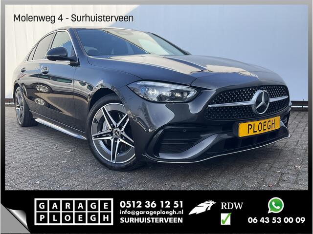 Mercedes-Benz C-KLASSE 220 D AMG Line Stoel.electr.Verw Sfeerverl, Hybride Nieuwstaat Grafietgrijs metalliclak