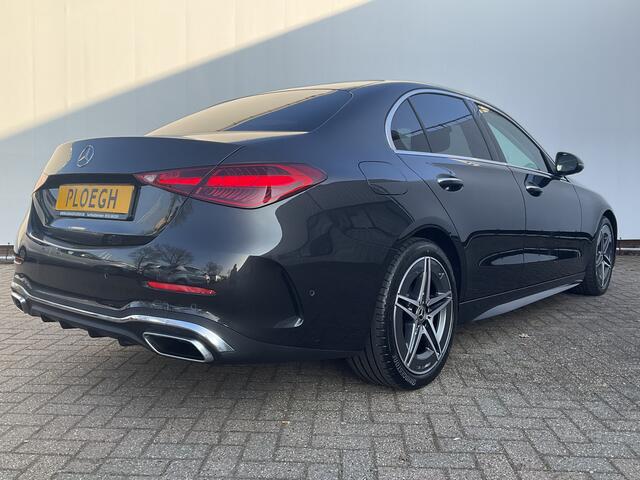 Mercedes-Benz C-KLASSE 220 D AMG Line Stoel.electr.Verw Sfeerverl, Hybride Nieuwstaat Grafietgrijs metalliclak