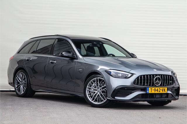 Mercedes-Benz C-KLASSE Estate AMG 43 4MATIC Burmester, Distronic, Nappa Leder, Pano, Achterasbesturing, 408pk