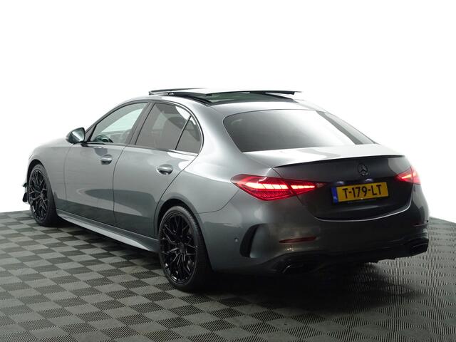 Mercedes-Benz C-KLASSE 180 AMG Performance Aut- Panoramadak, Laser Led, Sfeerverlichting, Concavers, Aero Kit, Spoor Assist