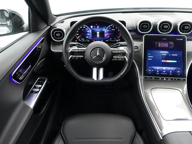 Mercedes-Benz C-KLASSE 180 AMG Performance Aut- Panoramadak, Laser Led, Sfeerverlichting, Concavers, Aero Kit, Spoor Assist