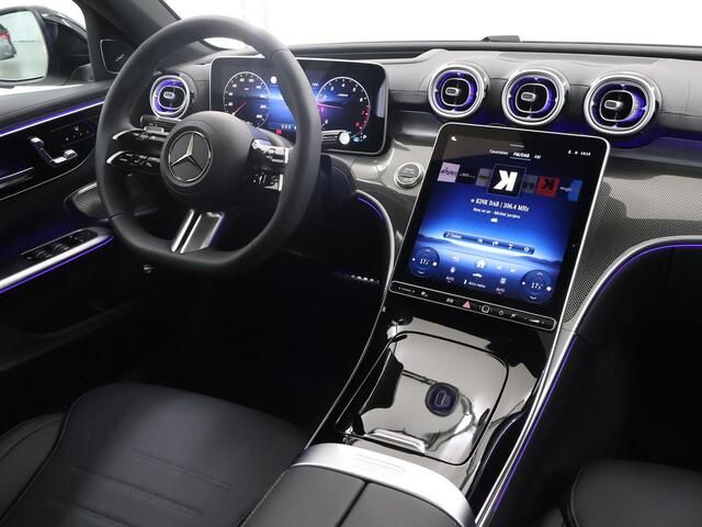 Mercedes-Benz C-KLASSE 180 Business Solution AMG | Premium Plus | Trekhaak | Panoramadak | Nightpakket | Memory | 18-Inch | Sfeerverlichting