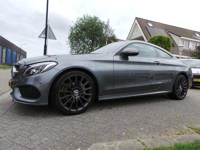 Mercedes-Benz C-KLASSE Coupé 180 Pano | AMG-Line | Burmester Airco,Cruise,Navi,Stoelverw,19 Amg,NAP,Enz op afspraak te bezichtigen