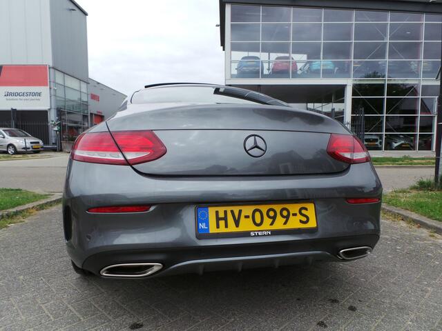 Mercedes-Benz C-KLASSE Coupé 180 Pano | AMG-Line | Burmester Airco,Cruise,Navi,Stoelverw,19 Amg,NAP,Enz op afspraak te bezichtigen