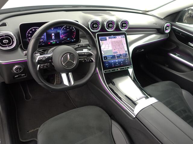 Mercedes-Benz C-KLASSE 180 AMG Edition Aut- Sfeerverlichting, Xenon Led, Camera, Park Assist, Carbon, Keyless,