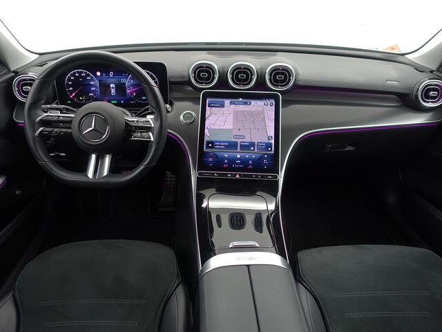 Mercedes-Benz C-KLASSE 180 AMG Edition Aut- Sfeerverlichting, Xenon Led, Camera, Park Assist, Carbon, Keyless,