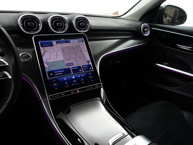 Mercedes-Benz C-KLASSE 180 AMG Edition Aut- Sfeerverlichting, Xenon Led, Camera, Park Assist, Carbon, Keyless,