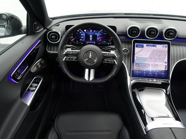 Mercedes-Benz C-KLASSE 200 AMG Night Edition Aut- Panodak, Burmester, Sfeerverlichting, Xenon Led, Stuur/Stoelverwarming, Lane Assist
