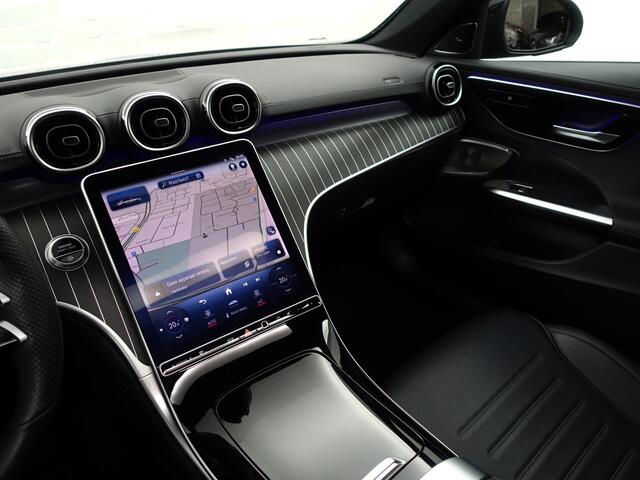 Mercedes-Benz C-KLASSE 200 AMG Night Edition Aut- Panodak, Burmester, Sfeerverlichting, Xenon Led, Stuur/Stoelverwarming, Lane Assist