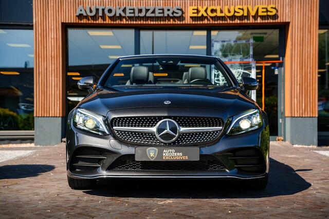 Mercedes-Benz C-KLASSE Cabrio 200 AMG Line Airscarf Burmester Multibeam LED Stoelverw. Navigatie 18''LM