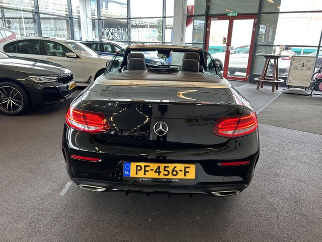 Mercedes-Benz C-KLASSE Cabrio 250 Edition 1 AMG | Cruise control | Climate control | Lane assist | Airscarf | Stoelverwarming | Lederen bekleding | Elek. inklapbare spiegels | Navigatie