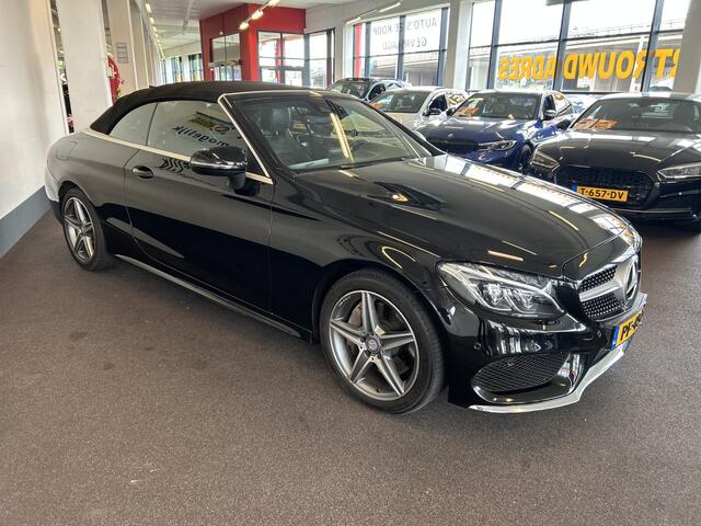 Mercedes-Benz C-KLASSE Cabrio 250 Edition 1 AMG | Cruise control | Climate control | Lane assist | Airscarf | Stoelverwarming | Lederen bekleding | Elek. inklapbare spiegels | Navigatie