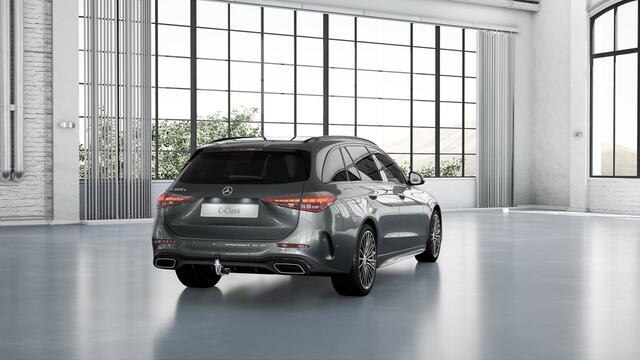 Mercedes-Benz C-KLASSE Estate 300 e Business Solution AMG | Trekhaak | Nightpakket | AMG Line Premium Plus | Parkeerpakket met 360°-camera | Antidiefstalpakket GUARD 360° Plus | KEYLESS GO-comfortpakket | EASY PACK achterklep |