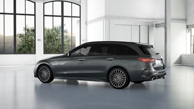 Mercedes-Benz C-KLASSE Estate 300 e Business Solution AMG | Trekhaak | Nightpakket | AMG Line Premium Plus | Parkeerpakket met 360°-camera | Antidiefstalpakket GUARD 360° Plus | KEYLESS GO-comfortpakket | EASY PACK achterklep |