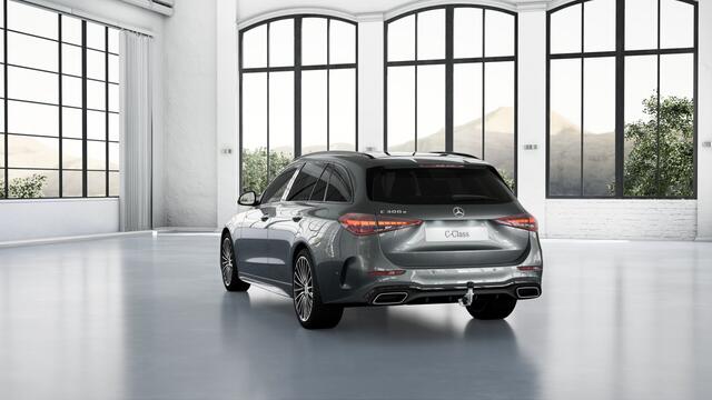 Mercedes-Benz C-KLASSE Estate 300 e Business Solution AMG | Trekhaak | Nightpakket | AMG Line Premium Plus | Parkeerpakket met 360°-camera | Antidiefstalpakket GUARD 360° Plus | KEYLESS GO-comfortpakket | EASY PACK achterklep |