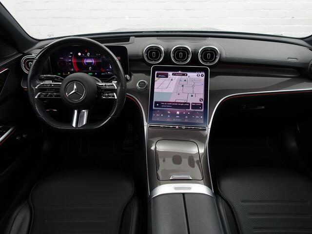 Mercedes-Benz C-KLASSE 300 e AMG Line Aut- Panoramadak, Head Up, 360 Camera, Sfeerverlichting, Memory Seats, Xenon Led
