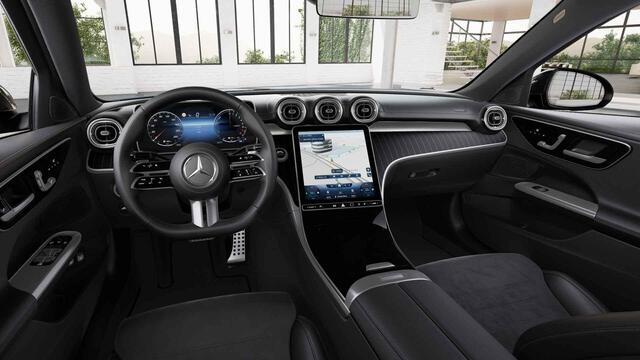 Mercedes-Benz C-KLASSE 300e AMG Line | Panoramaschuifdak | Night | Premium pakket | Winter pakket | Augmented Reality Navigation