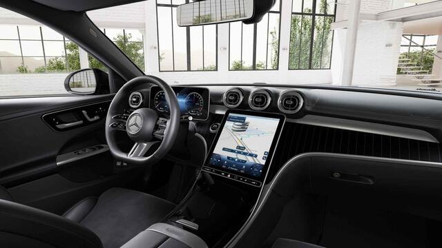 Mercedes-Benz C-KLASSE 300e AMG Line | Panoramaschuifdak | Night | Premium pakket | Winter pakket | Augmented Reality Navigation