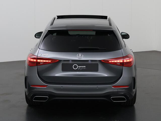 Mercedes-Benz C-KLASSE Estate 180 Star Edition AMG Line | 360 Camera | Keyless Entry | Digital Light | Panorama dak | 20 inch LM Velgen | Night Pakket | Dode hoek ass | Memory stoelen